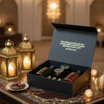 بوكس هدايا فاخر | عسل سدر إماراتي + عسل سمر بري مع دخون ومسك فاخر